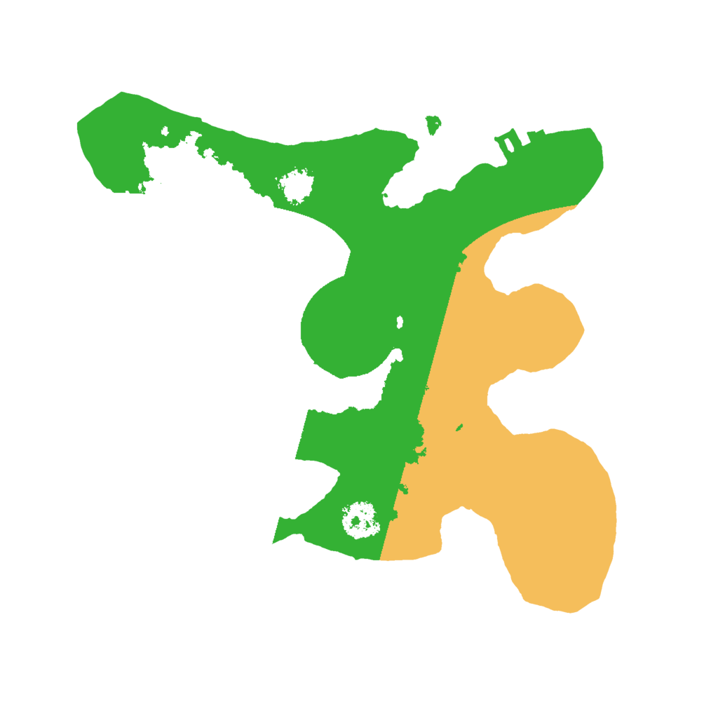 Biome Rust Map: Procedural Map, Size: 2000, Seed: 12354692