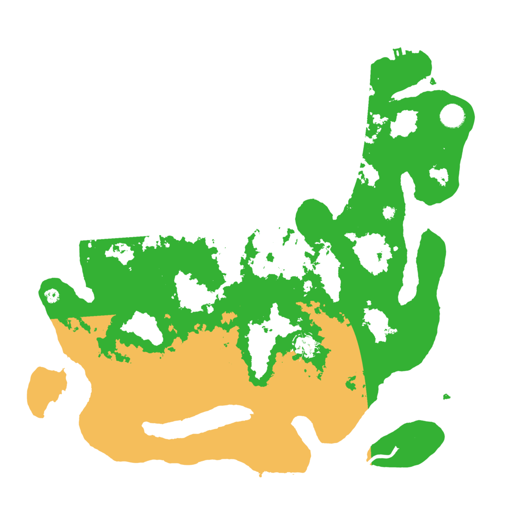 Biome Rust Map: Procedural Map, Size: 3700, Seed: 86437