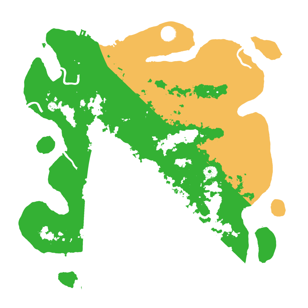 Biome Rust Map: Procedural Map, Size: 3550, Seed: 97643