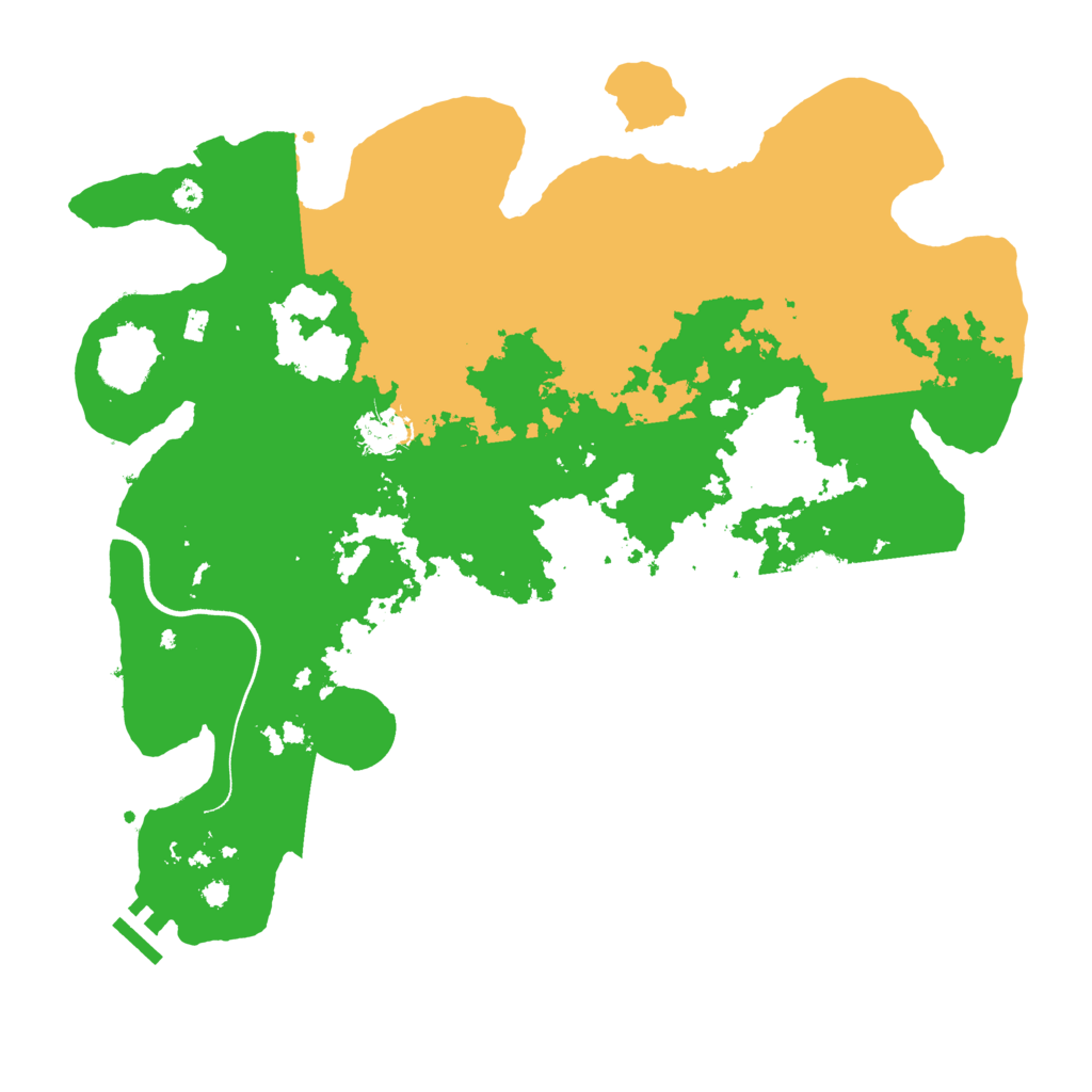 Biome Rust Map: Procedural Map, Size: 3750, Seed: 1401835445