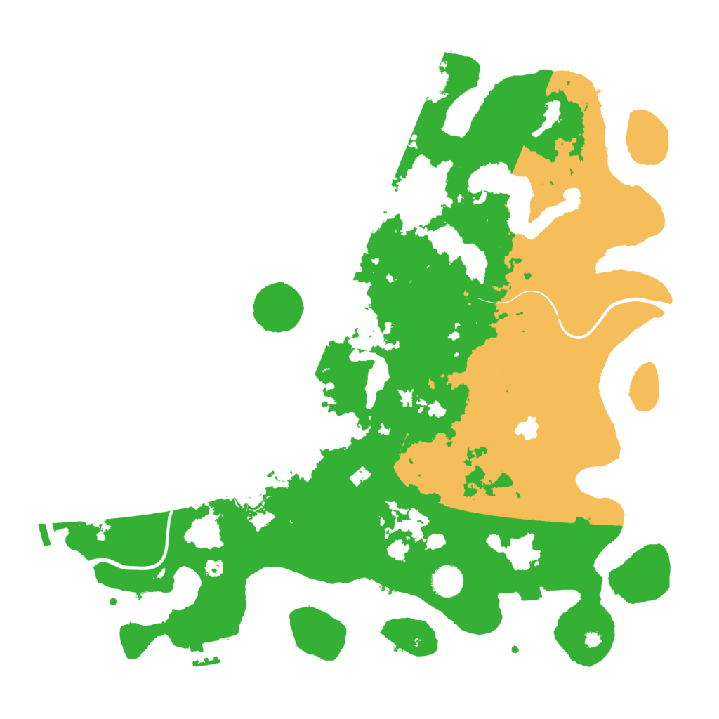Biome Rust Map: Procedural Map, Size: 4000, Seed: 12394