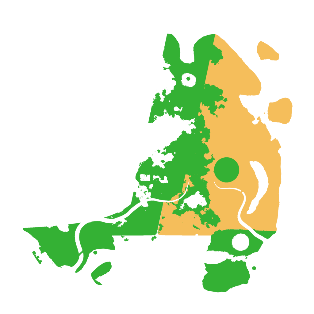 Biome Rust Map: Procedural Map, Size: 3300, Seed: 8736454