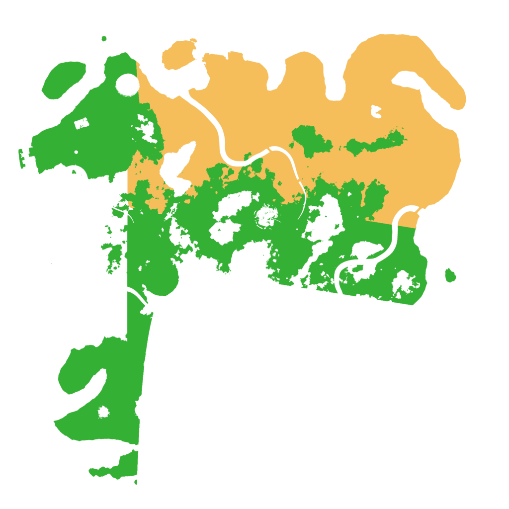 Biome Rust Map: Procedural Map, Size: 4000, Seed: 36459237