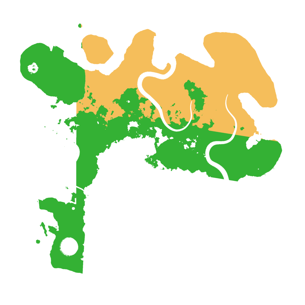 Biome Rust Map: Procedural Map, Size: 3000, Seed: 500319