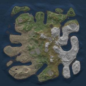 Thumbnail Rust Map: Procedural Map, Size: 4000, Seed: 329045824, 19 Monuments