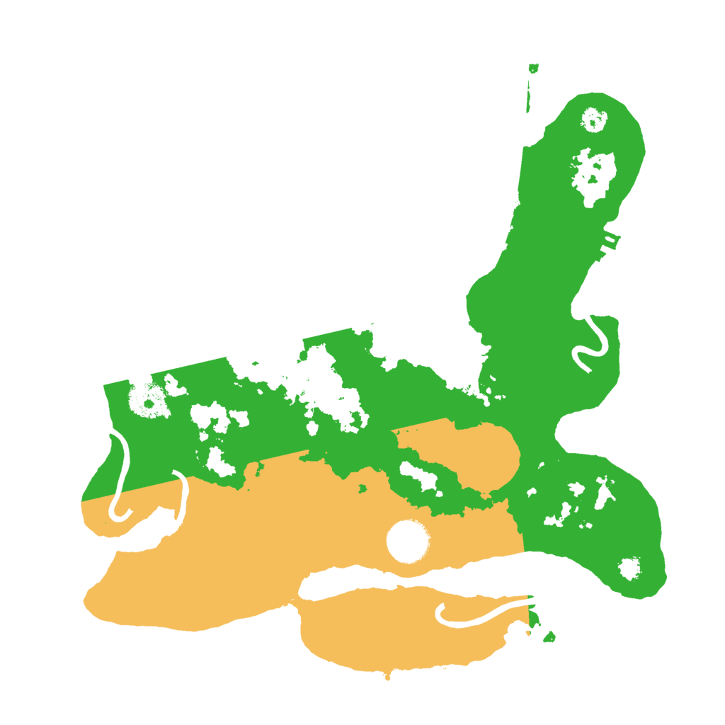 Biome Rust Map: Procedural Map, Size: 3000, Seed: 1283846311