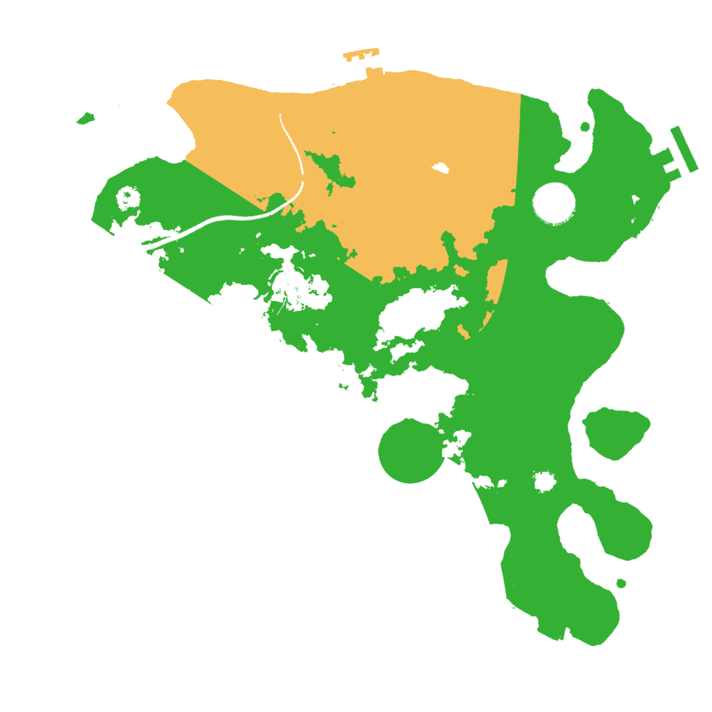 Biome Rust Map: Procedural Map, Size: 3000, Seed: 872879