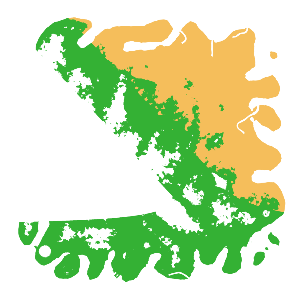 Biome Rust Map: Procedural Map, Size: 4500, Seed: 364324