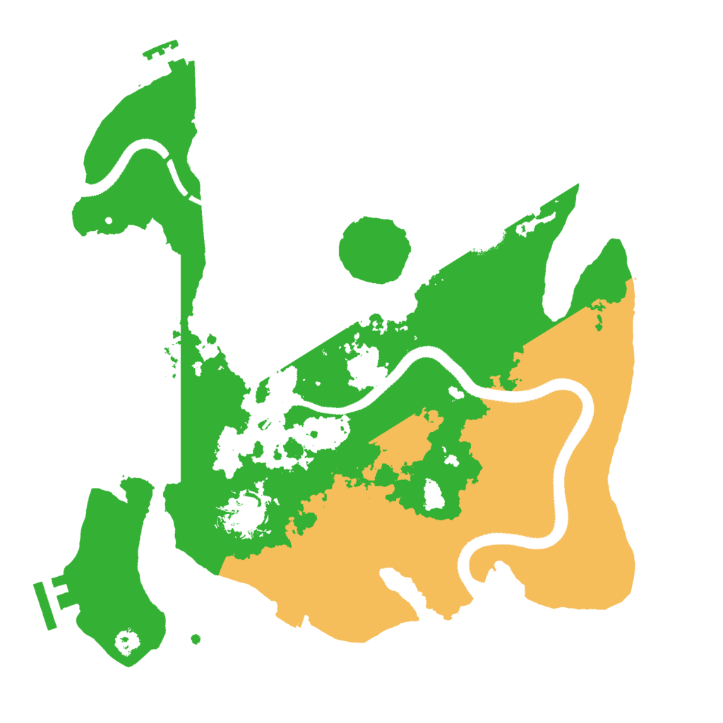 Biome Rust Map: Procedural Map, Size: 3000, Seed: 225318