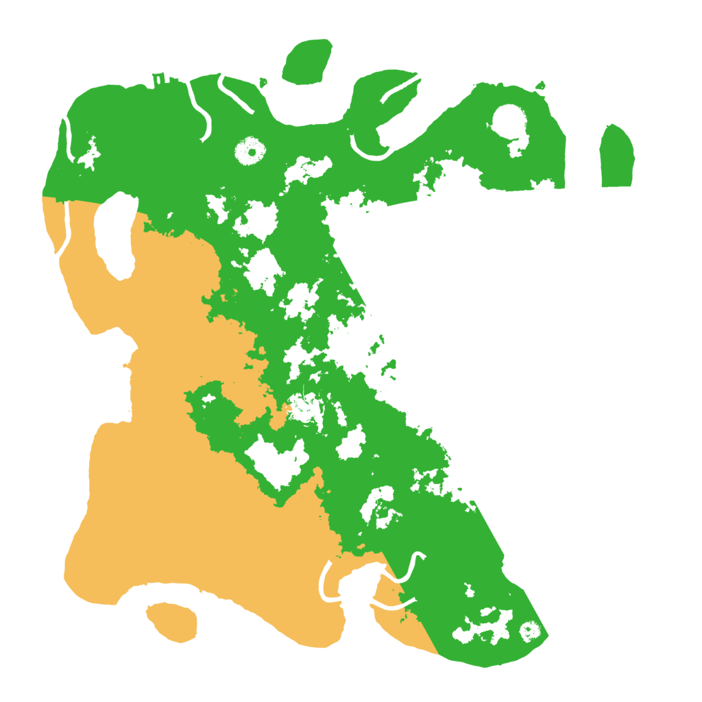 Biome Rust Map: Procedural Map, Size: 3700, Seed: 344782660