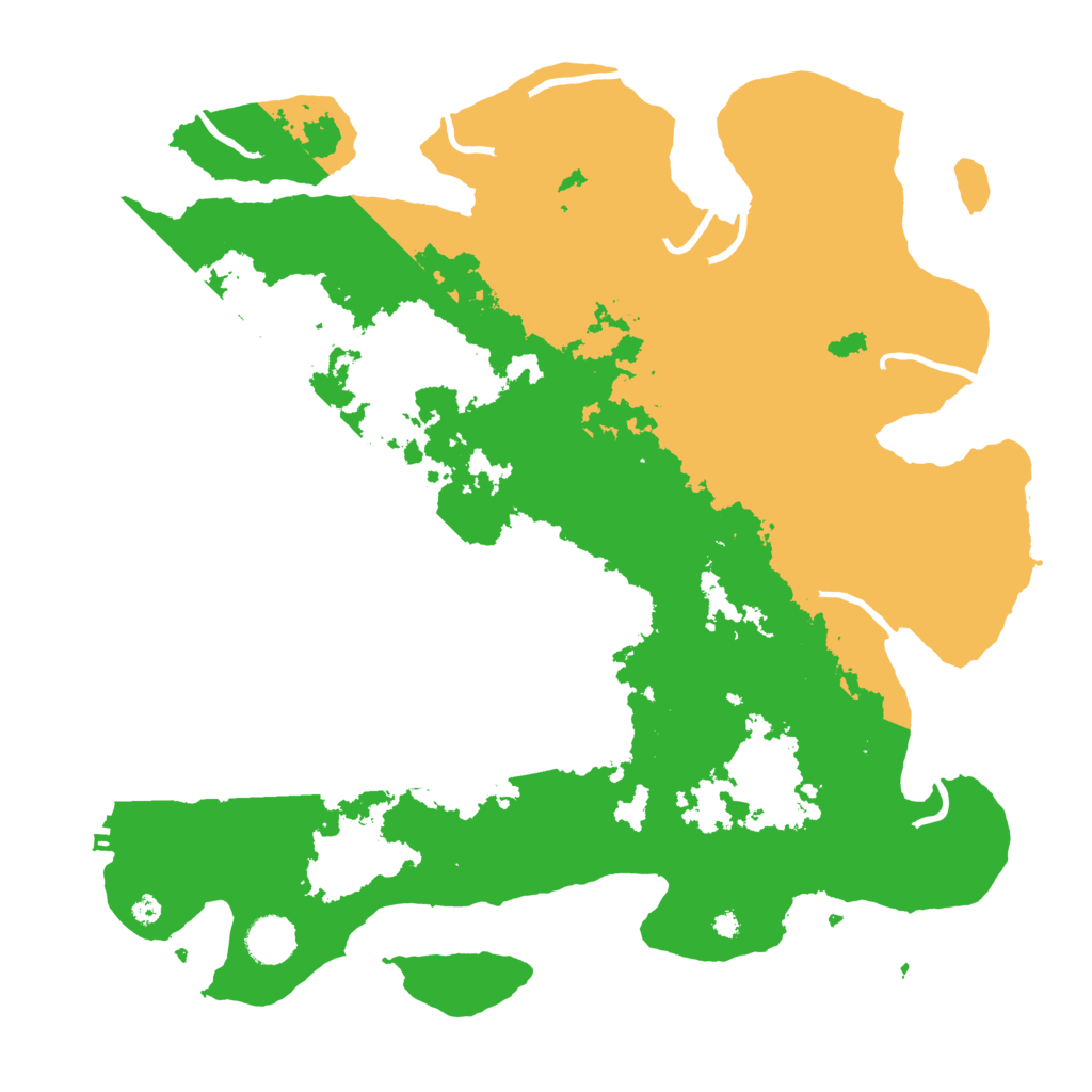 Biome Rust Map: Procedural Map, Size: 3950, Seed: 340347771
