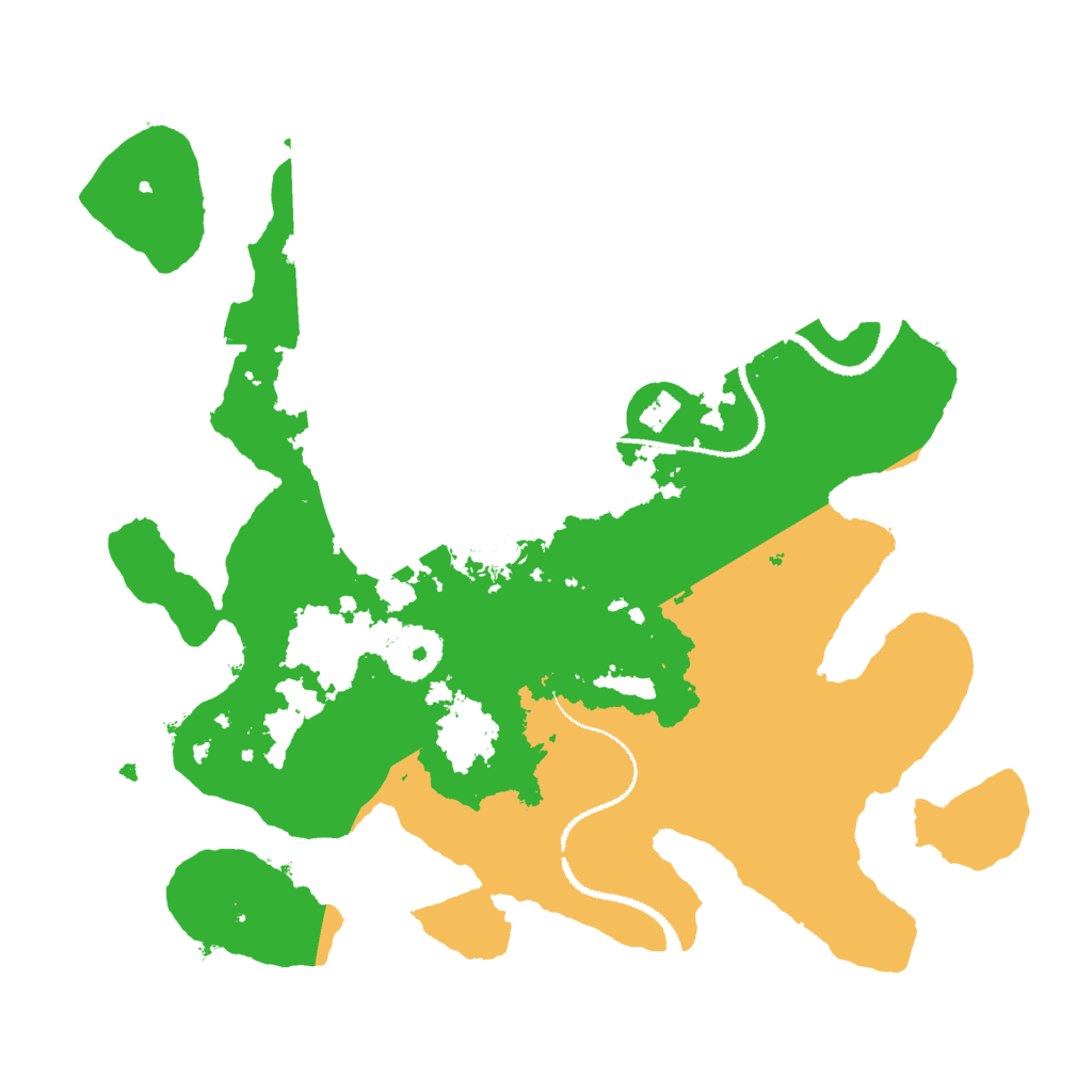 Biome Rust Map: Procedural Map, Size: 3000, Seed: 422137