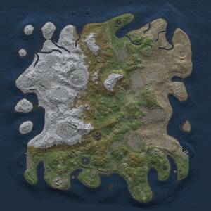 Thumbnail Rust Map: Procedural Map, Size: 3750, Seed: 86941, 17 Monuments