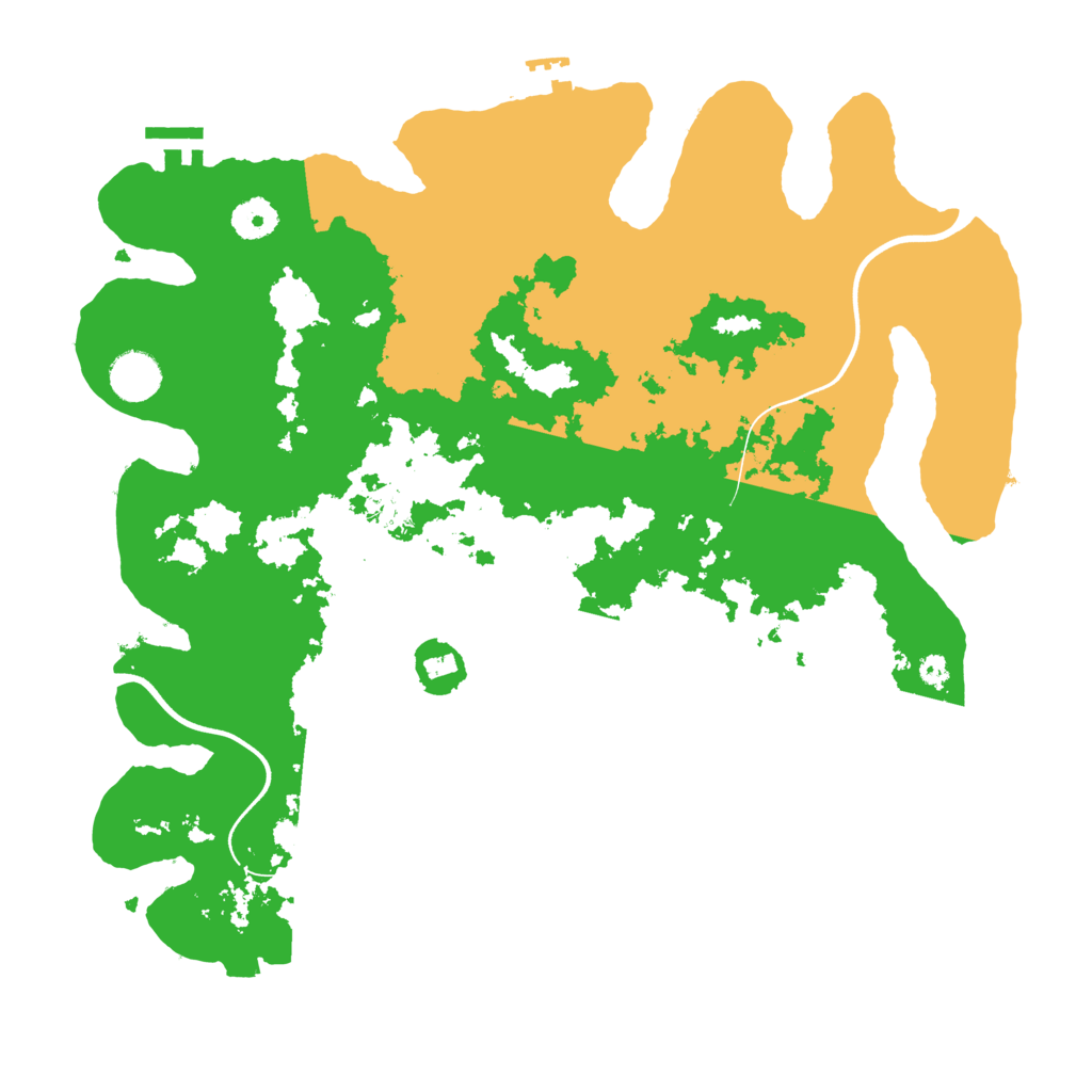 Biome Rust Map: Procedural Map, Size: 3800, Seed: 869138788