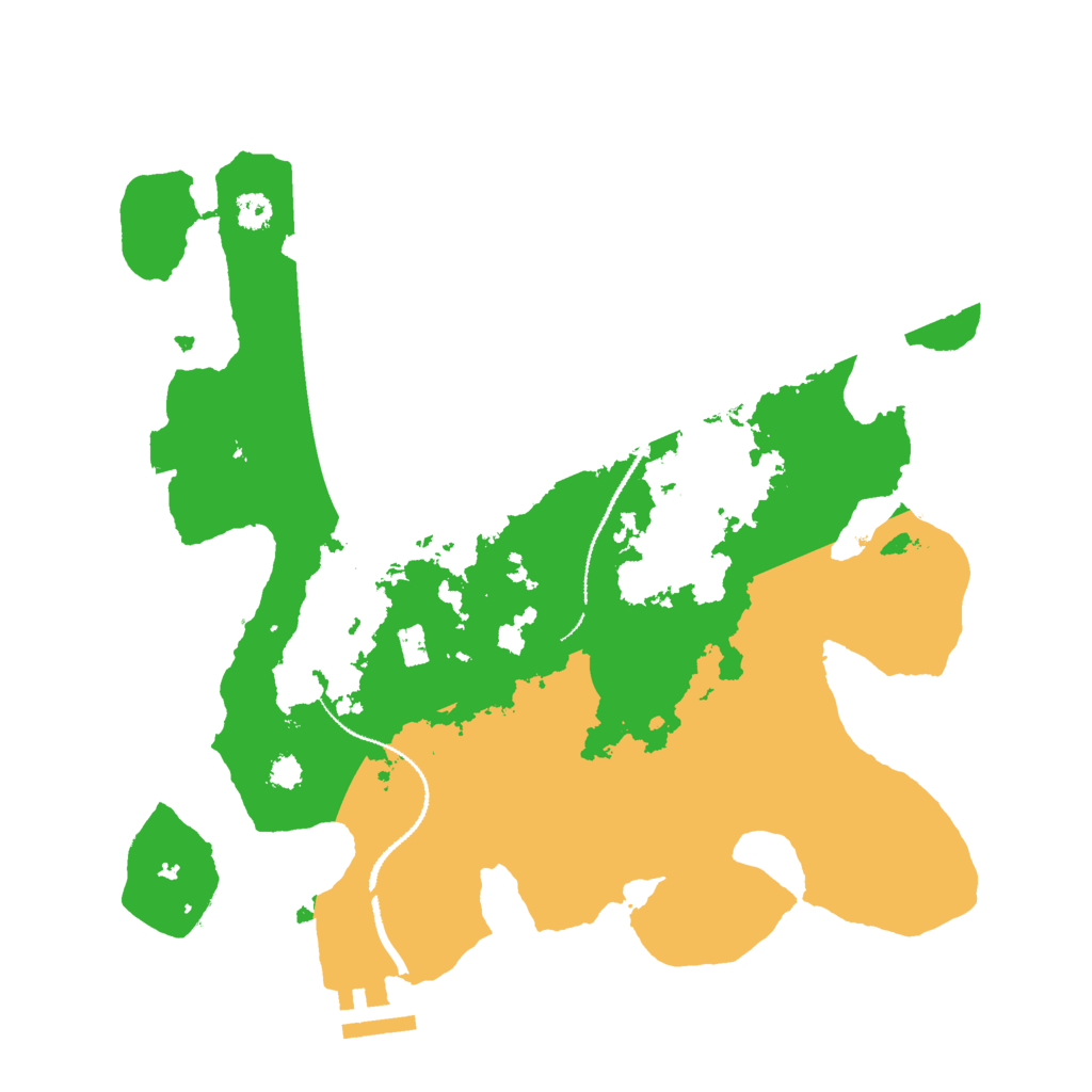 Biome Rust Map: Procedural Map, Size: 3000, Seed: 148509