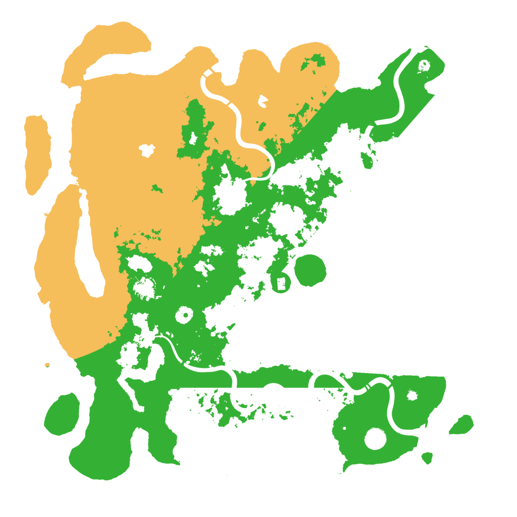 Biome Rust Map: Procedural Map, Size: 4500, Seed: 1942538431