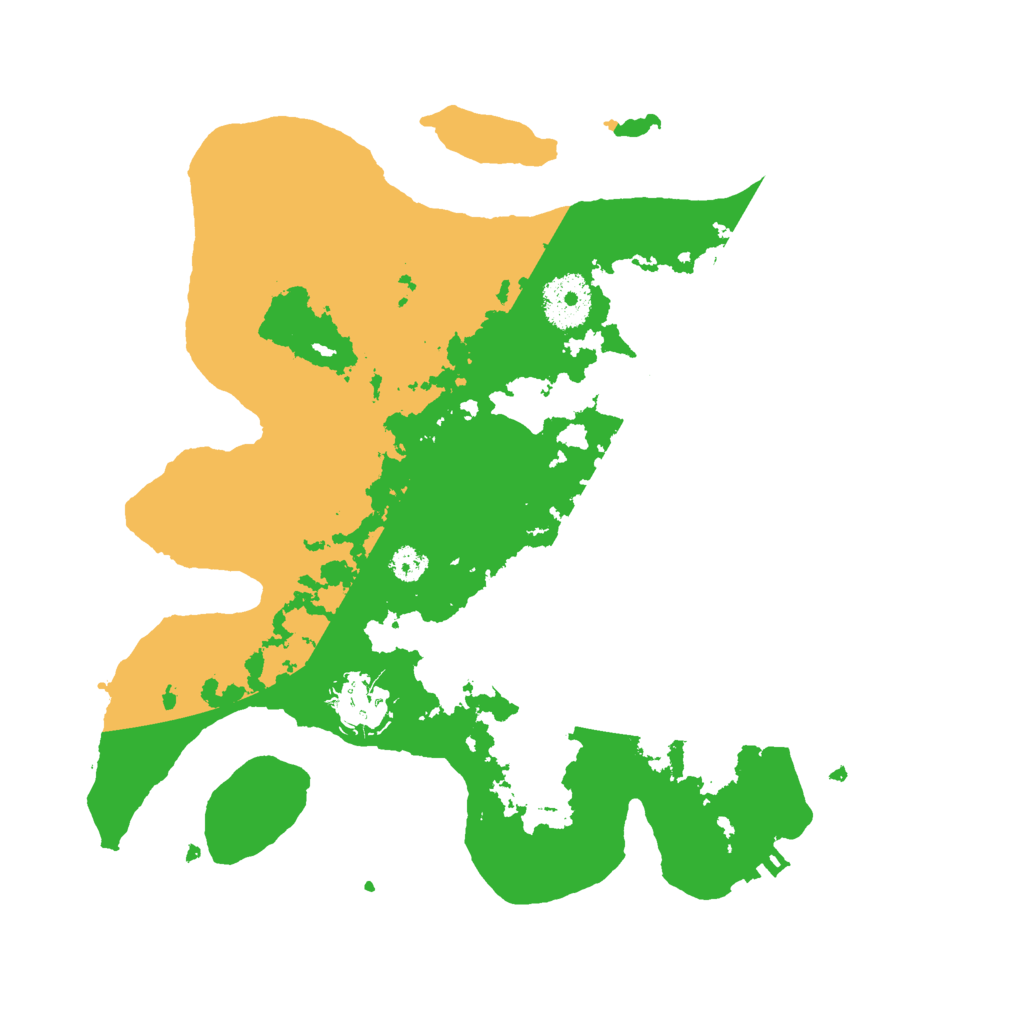 Biome Rust Map: Procedural Map, Size: 3000, Seed: 886944