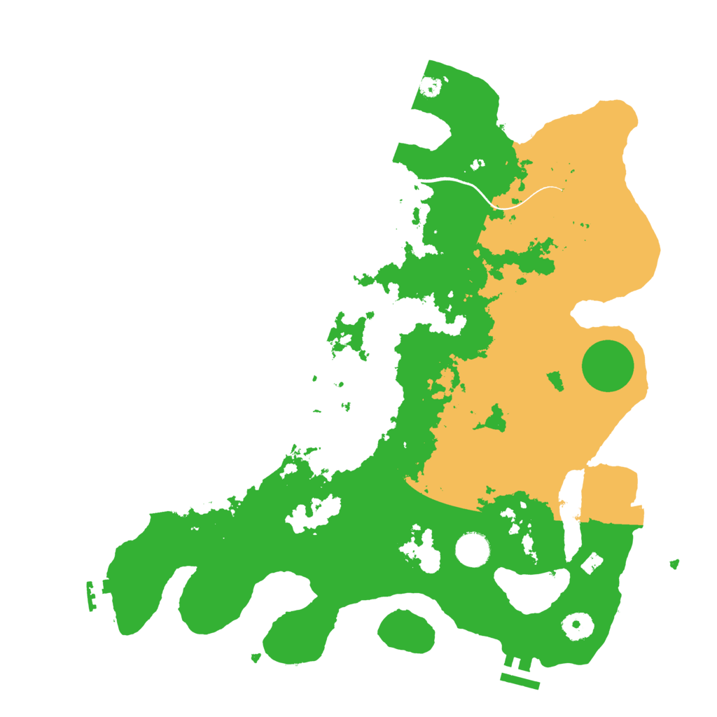 Biome Rust Map: Procedural Map, Size: 3650, Seed: 1670608826