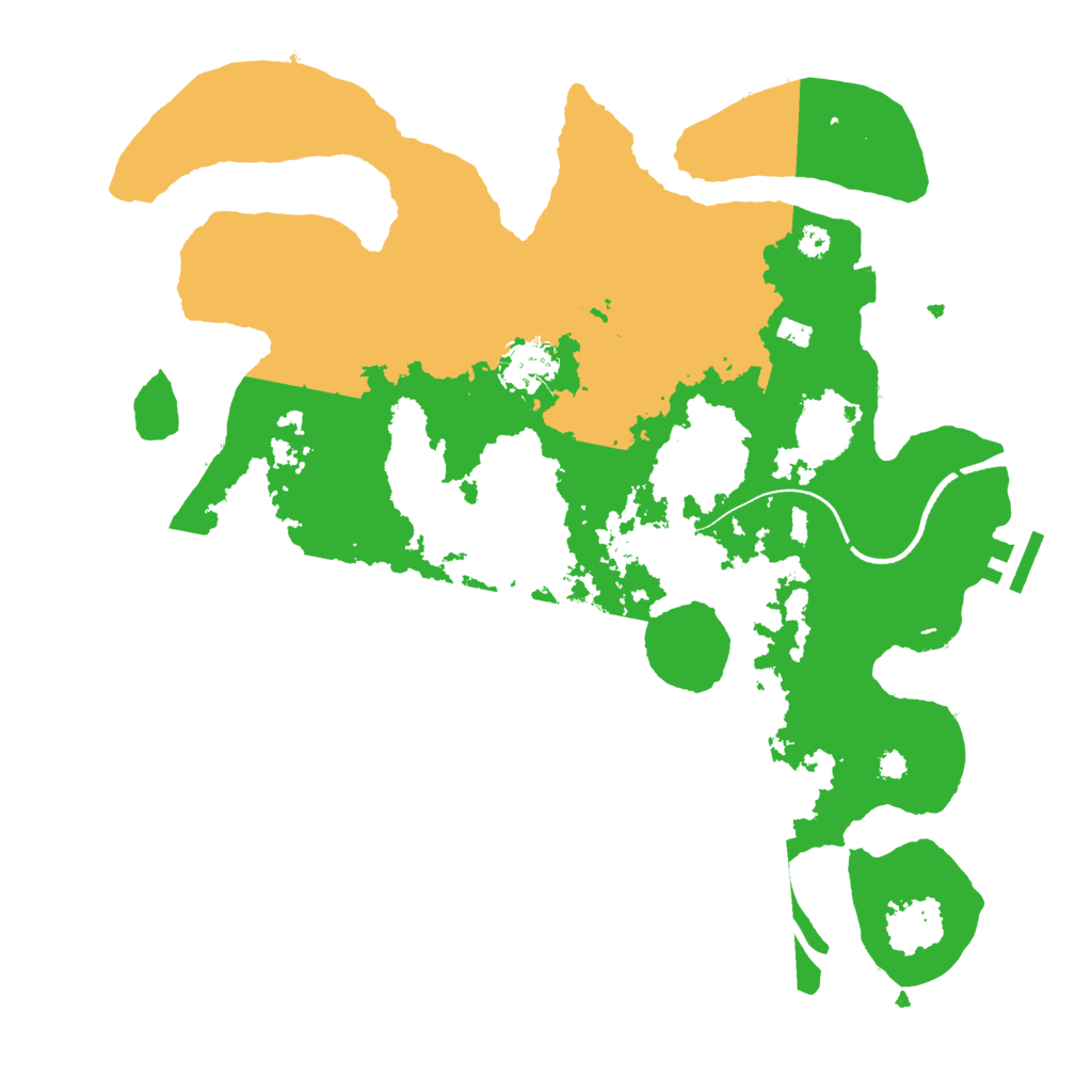 Biome Rust Map: Procedural Map, Size: 3500, Seed: 1134807490