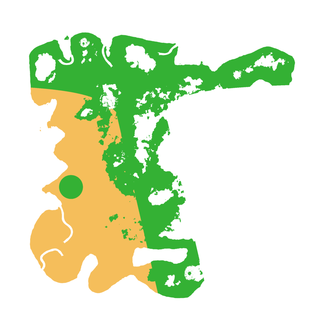 Biome Rust Map: Procedural Map, Size: 3550, Seed: 184956