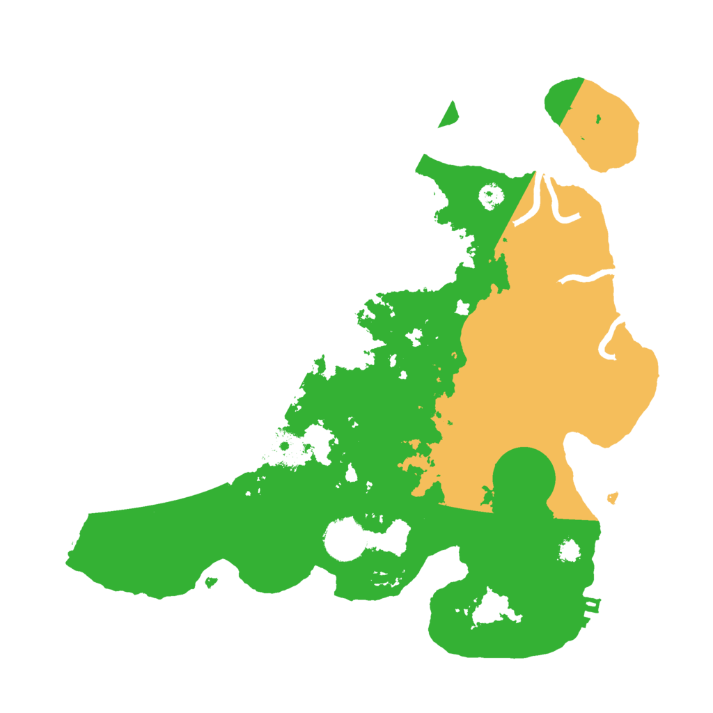 Biome Rust Map: Procedural Map, Size: 3000, Seed: 24123