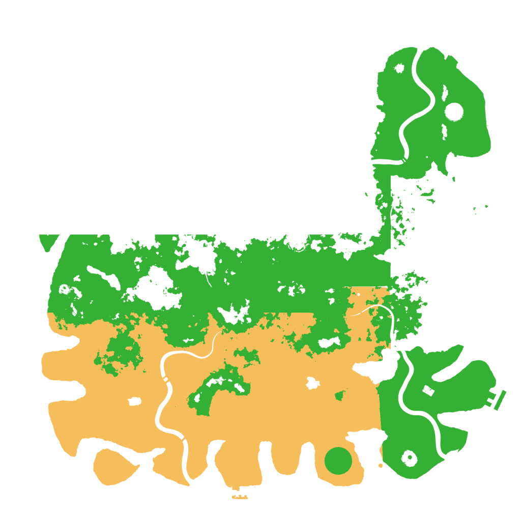 Biome Rust Map: Procedural Map, Size: 5000, Seed: 1065852317