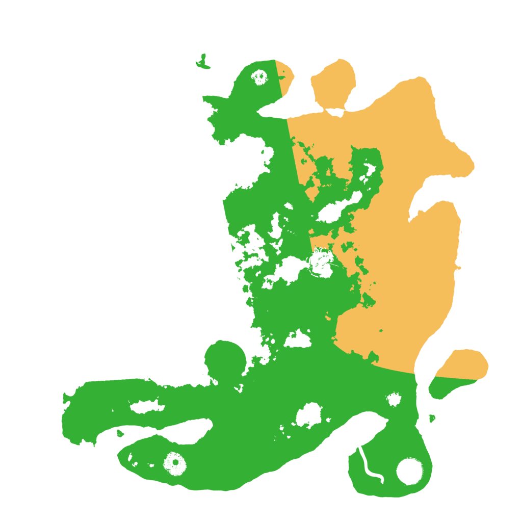 Biome Rust Map: Procedural Map, Size: 3500, Seed: 520921282