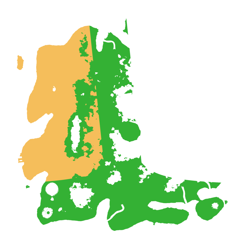 Biome Rust Map: Procedural Map, Size: 3500, Seed: 752593733