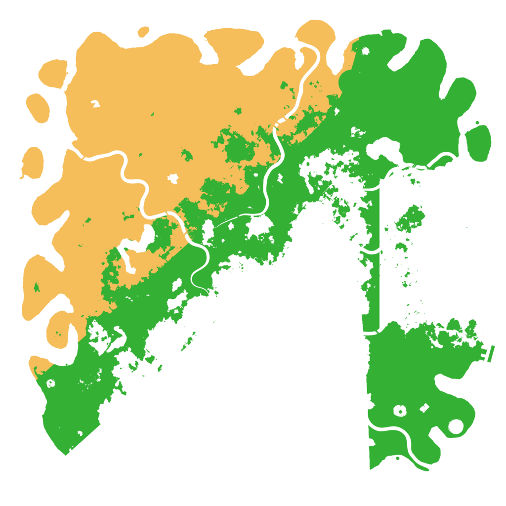 Biome Rust Map: Procedural Map, Size: 6000, Seed: 1763514497