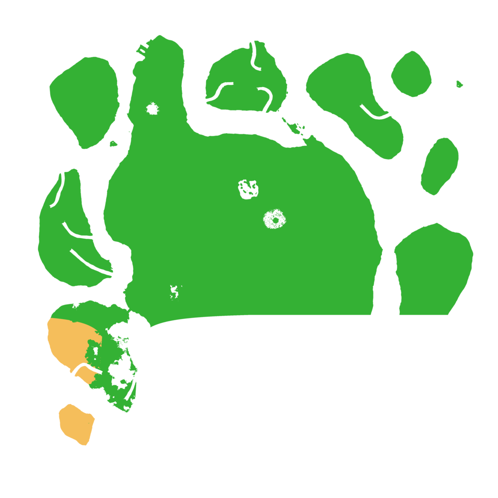 Biome Rust Map: Procedural Map, Size: 3600, Seed: 456464