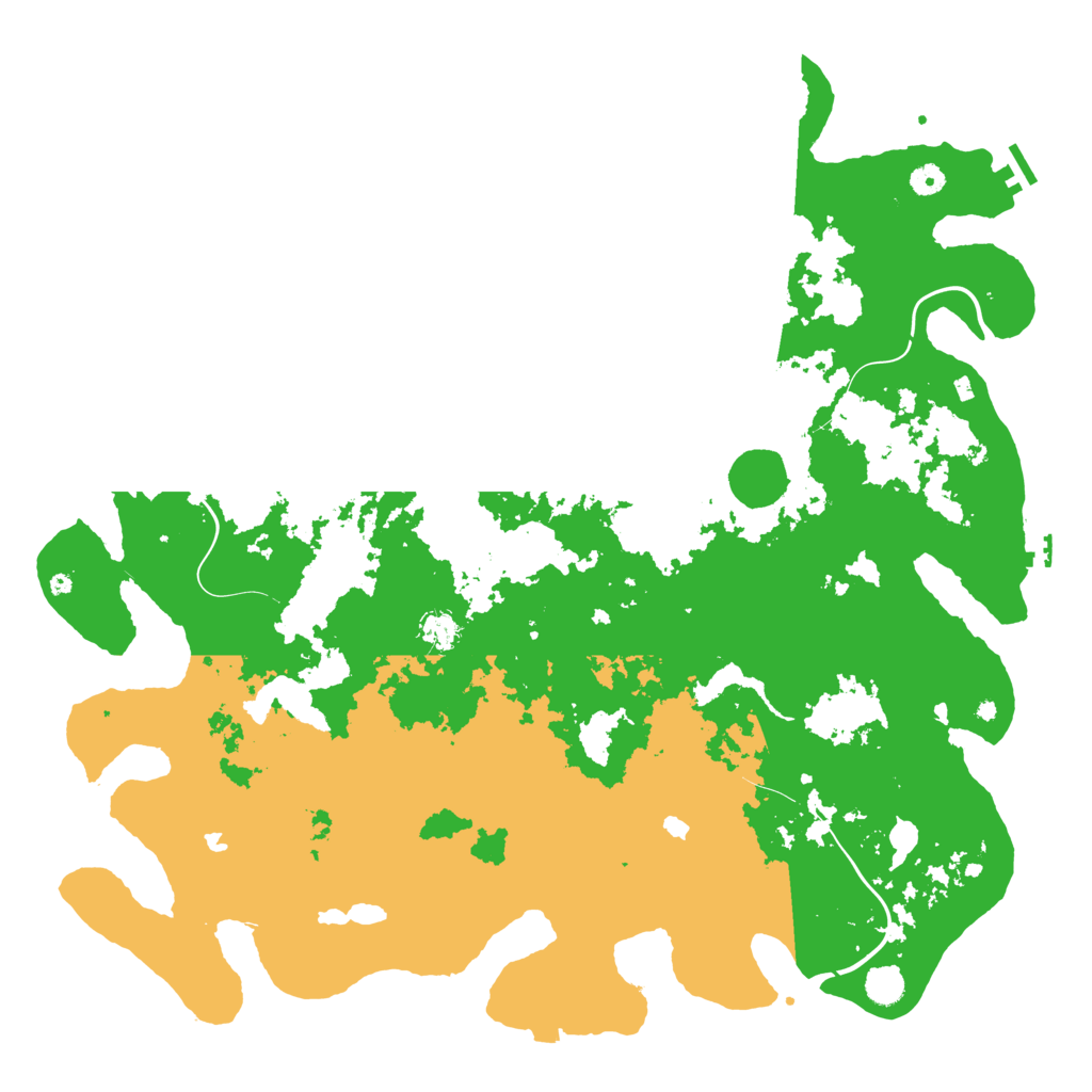 Biome Rust Map: Procedural Map, Size: 5000, Seed: 56456453