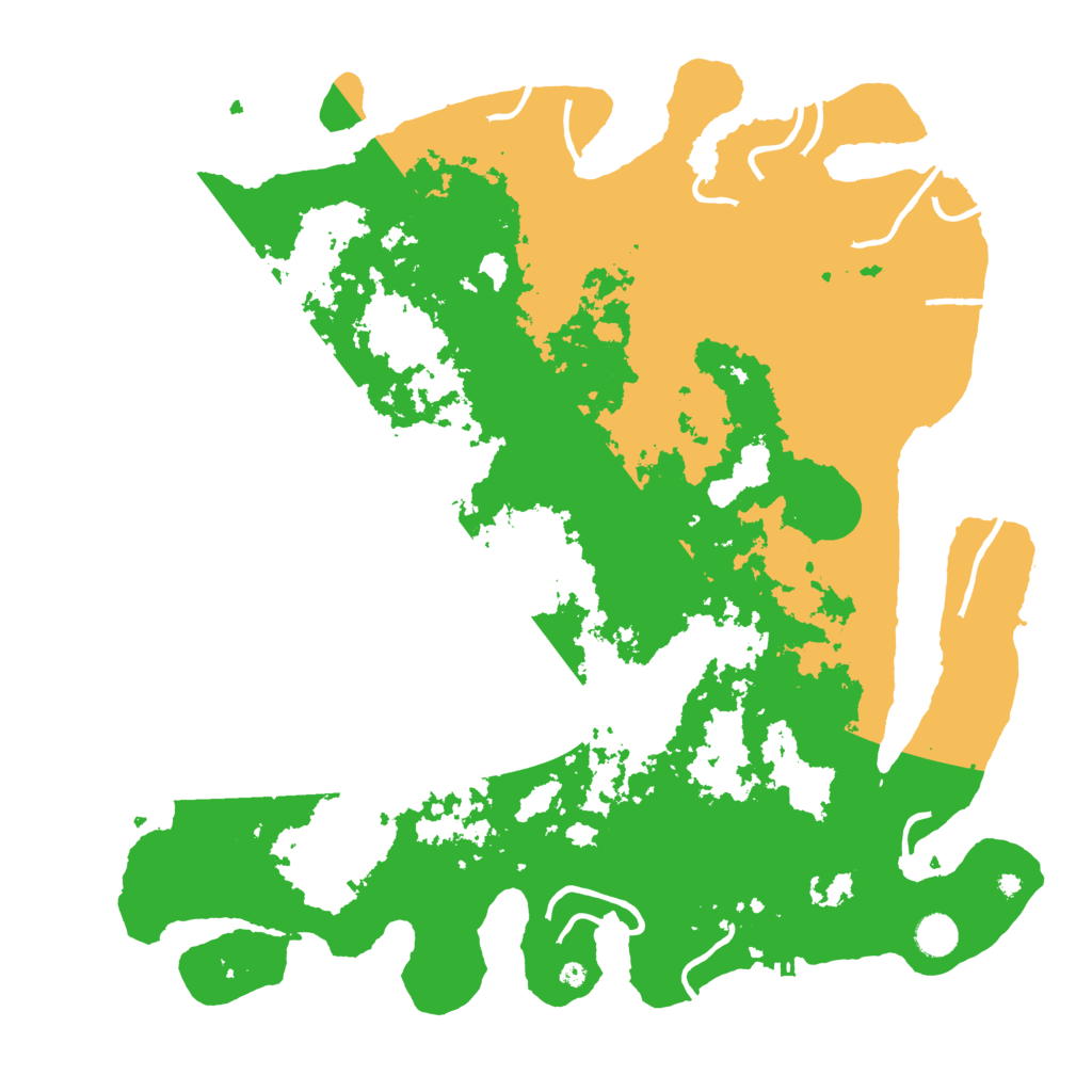 Biome Rust Map: Procedural Map, Size: 4500, Seed: 199448404
