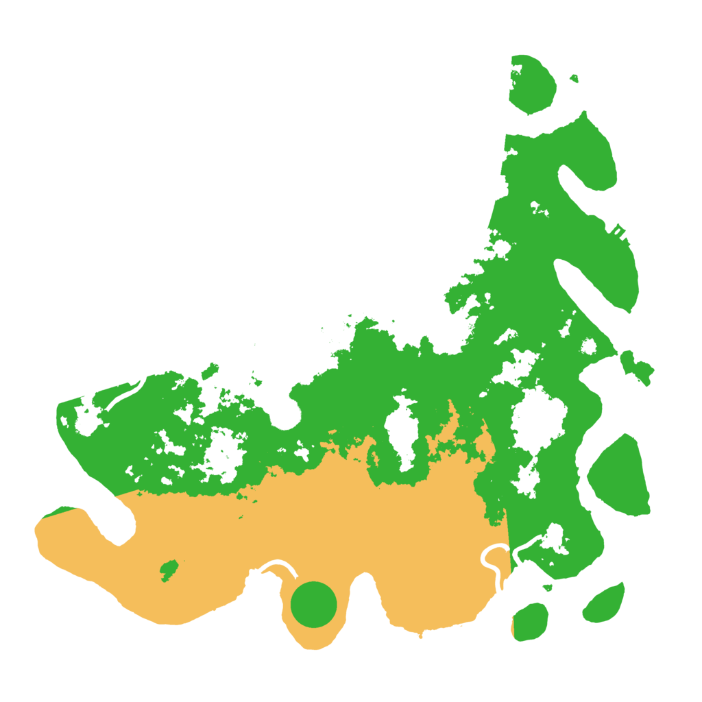 Biome Rust Map: Procedural Map, Size: 4000, Seed: 260814