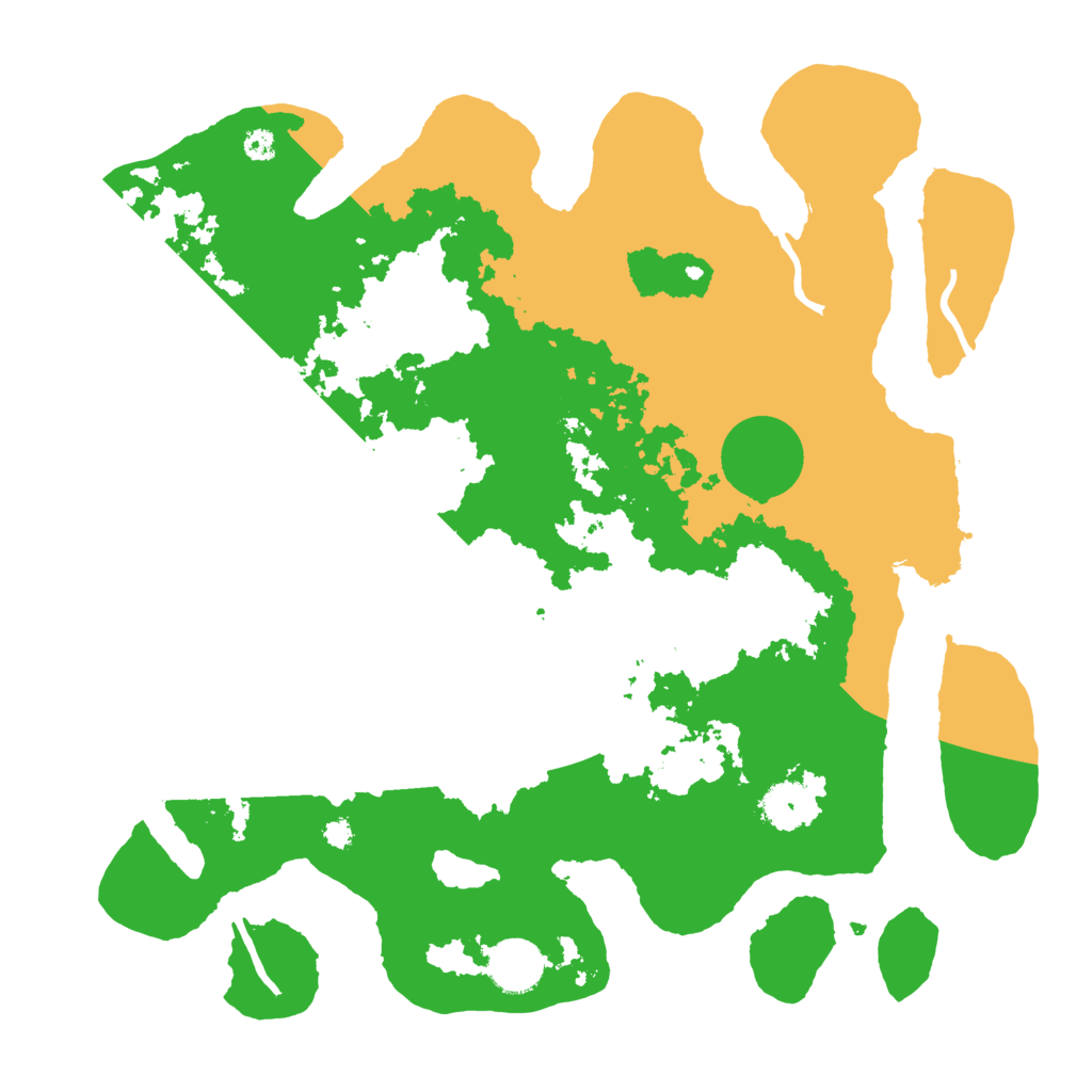 Biome Rust Map: Procedural Map, Size: 3500, Seed: 382358089