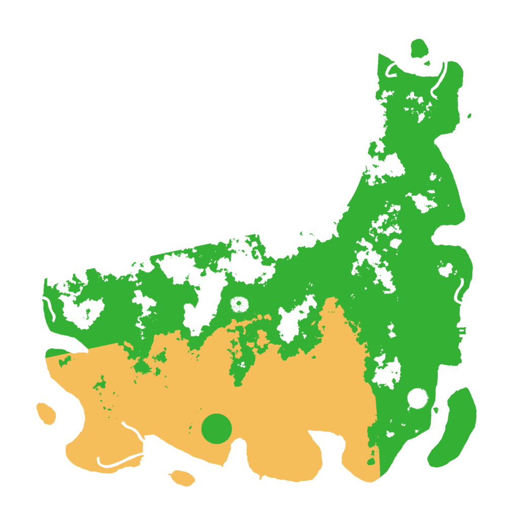 Biome Rust Map: Procedural Map, Size: 4500, Seed: 21315