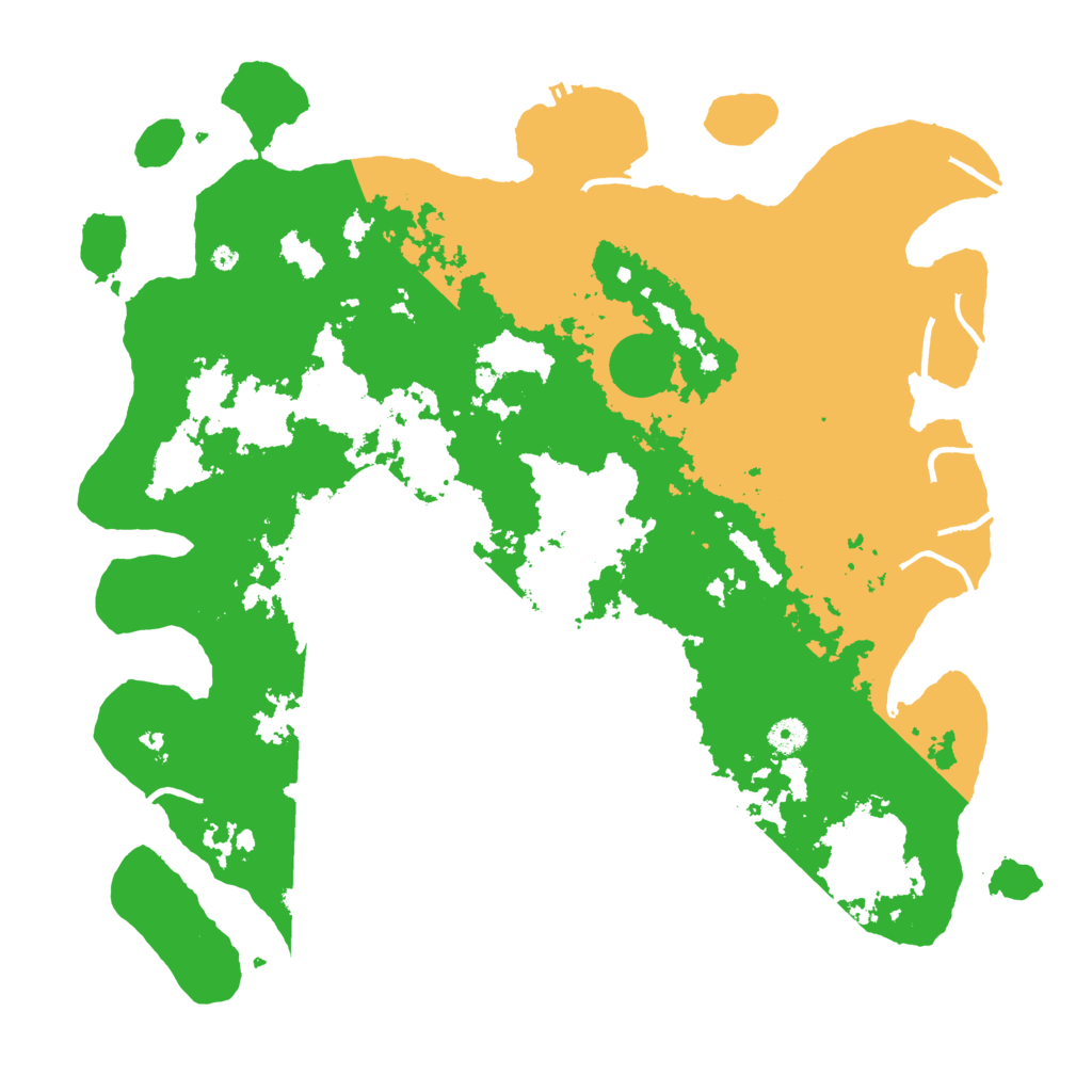 Biome Rust Map: Procedural Map, Size: 4500, Seed: 223250758
