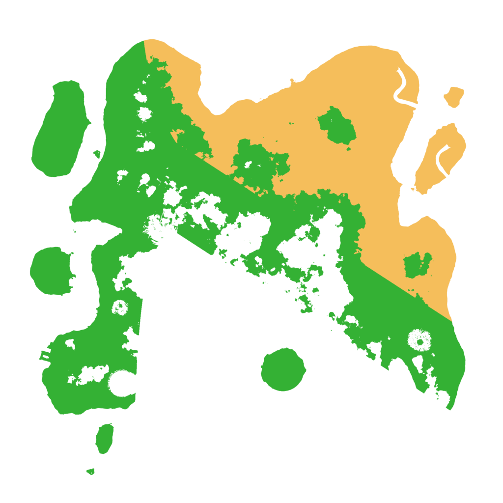 Biome Rust Map: Procedural Map, Size: 3300, Seed: 757529619
