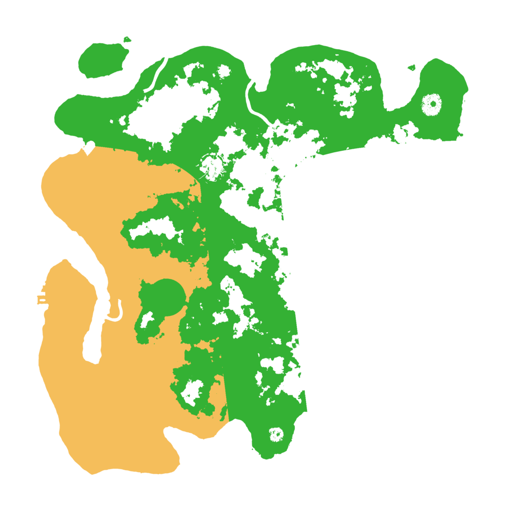 Biome Rust Map: Procedural Map, Size: 3700, Seed: 1763650904