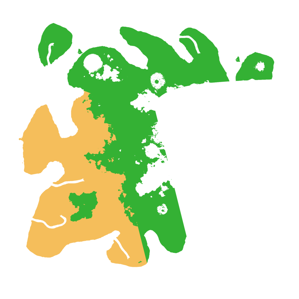 Biome Rust Map: Procedural Map, Size: 3000, Seed: 1222492014