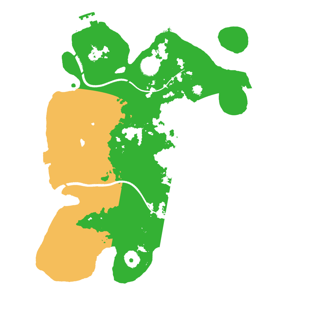 Biome Rust Map: Procedural Map, Size: 3000, Seed: 830583