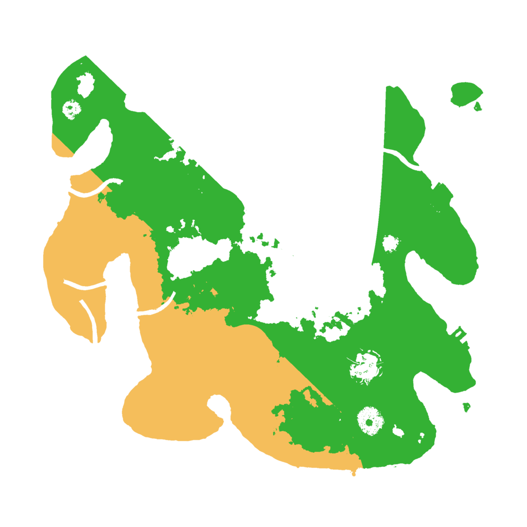 Biome Rust Map: Procedural Map, Size: 3000, Seed: 11911