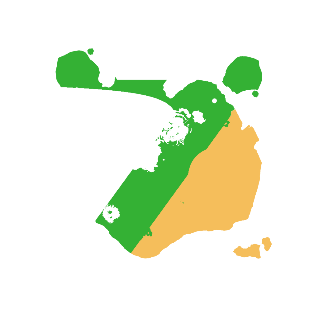 Biome Rust Map: Procedural Map, Size: 2000, Seed: 69456696