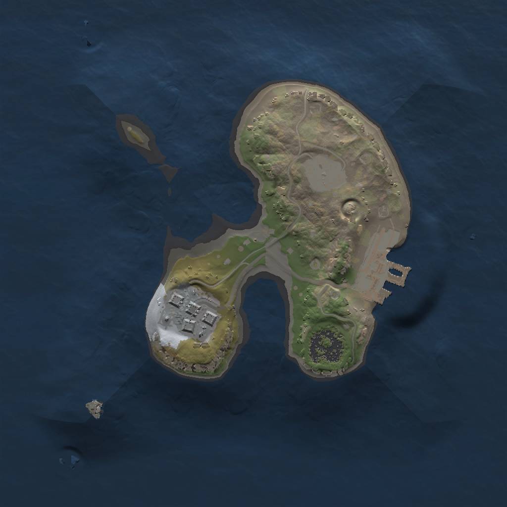 Rust Map: Procedural Map, Size: 1500, Seed: 1781019093, 5 Monuments