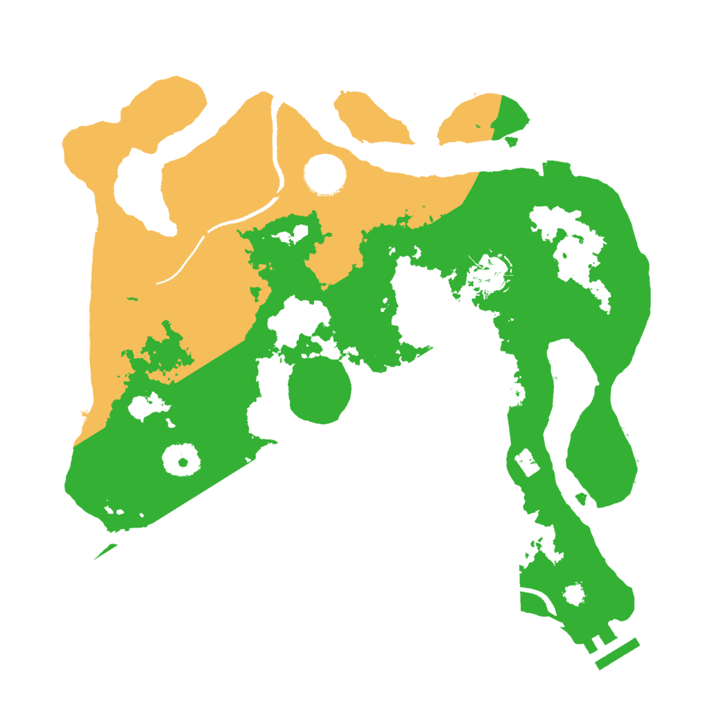Biome Rust Map: Procedural Map, Size: 3000, Seed: 2098290224