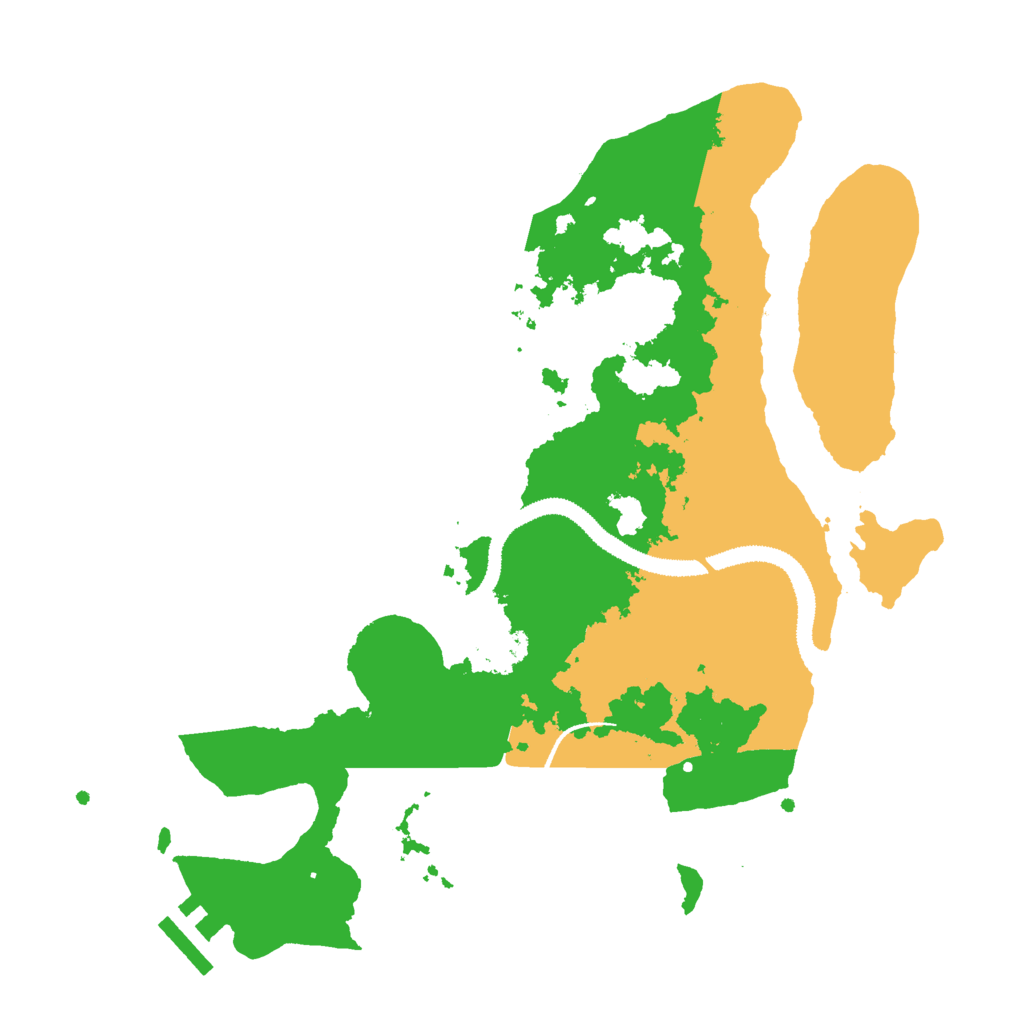 Biome Rust Map: Procedural Map, Size: 3000, Seed: 958708106