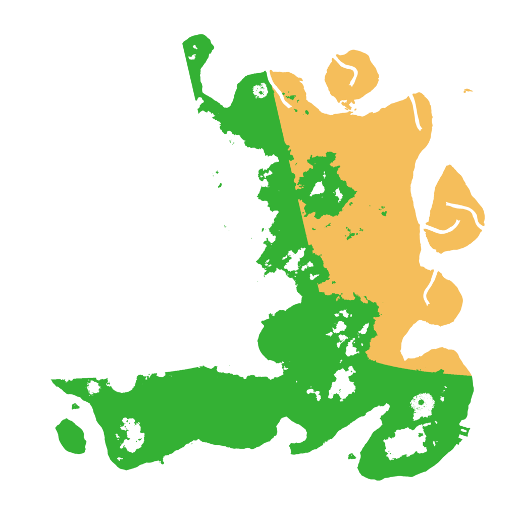 Biome Rust Map: Procedural Map, Size: 3550, Seed: 248468