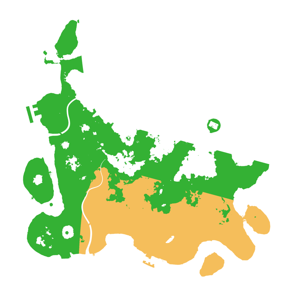 Biome Rust Map: Procedural Map, Size: 3509, Seed: 190