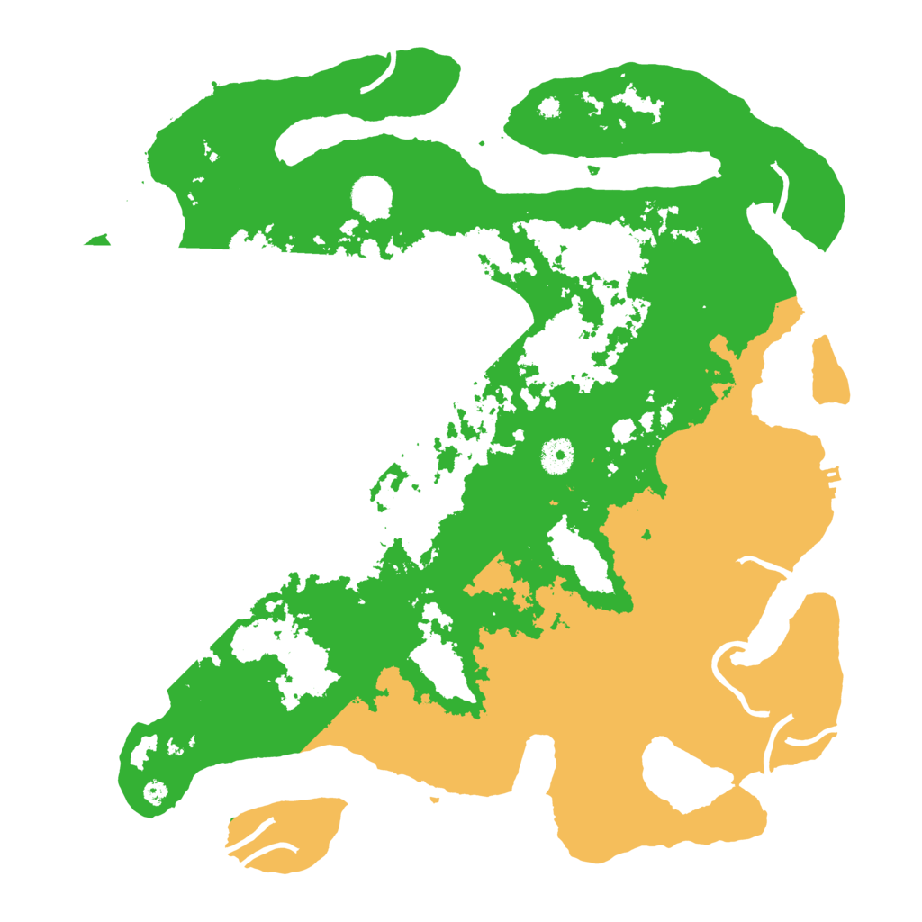 Biome Rust Map: Procedural Map, Size: 4000, Seed: 131772