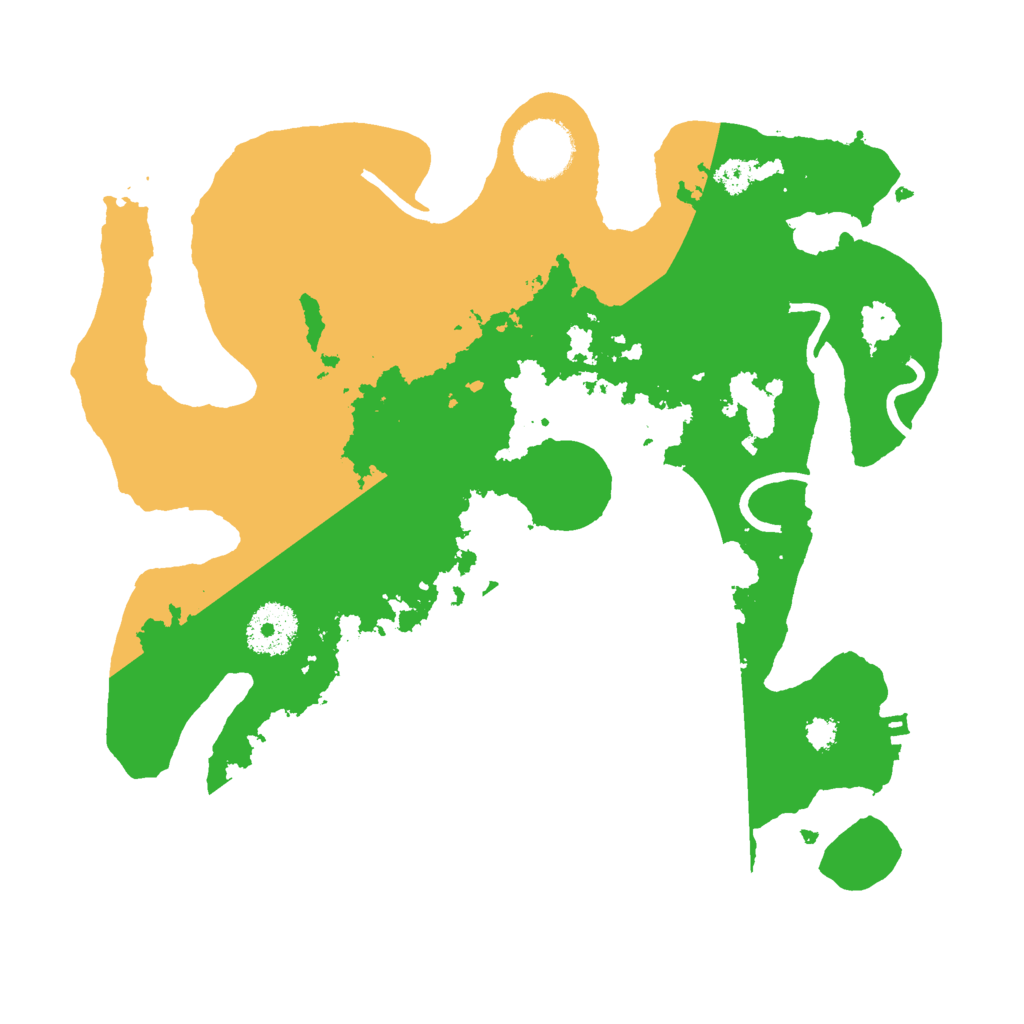 Biome Rust Map: Procedural Map, Size: 3000, Seed: 1321123