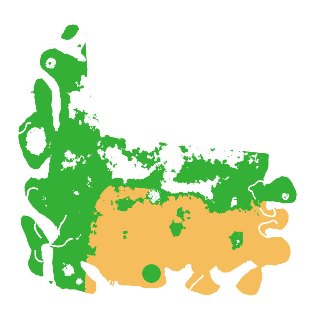 Biome Rust Map: Procedural Map, Size: 4500, Seed: 25451
